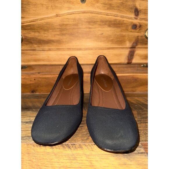 Donald Pliner Corin Square Toe Pumps Heels w/a Mirror Heel RandSize 9.5 - Picture 7 of 16